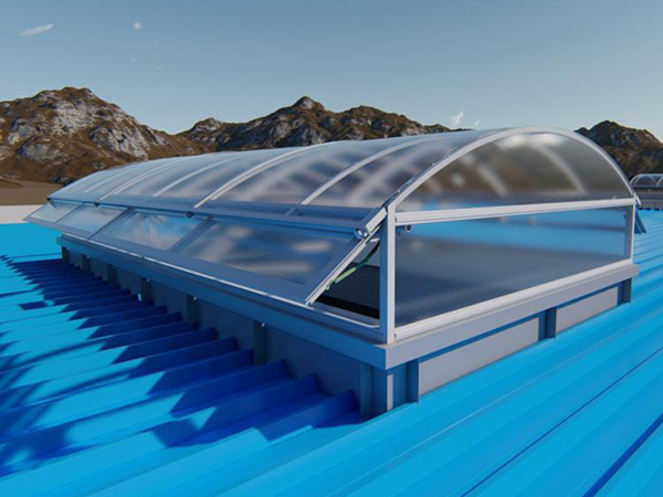 側(cè)開電動采光排煙天窗