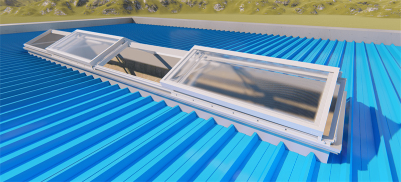 三角型電動(dòng)采光排煙天窗